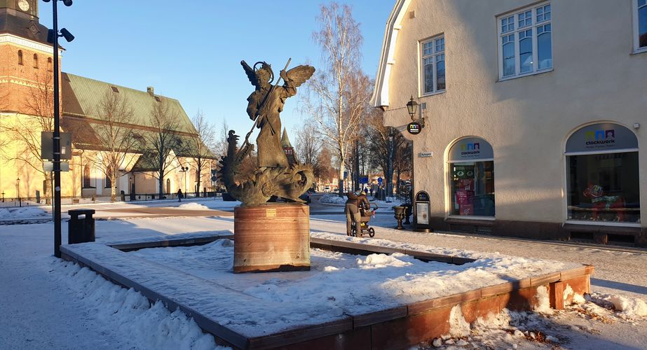 St Michael standbeeld St Michael standbeeld